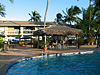 meeting by the pool